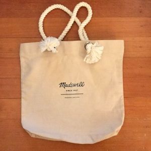 Madewell Nautical Tote NWOT